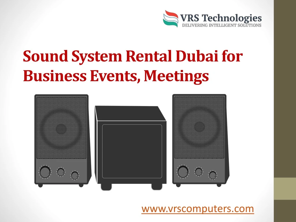 sound system rental dubai for business events meetings