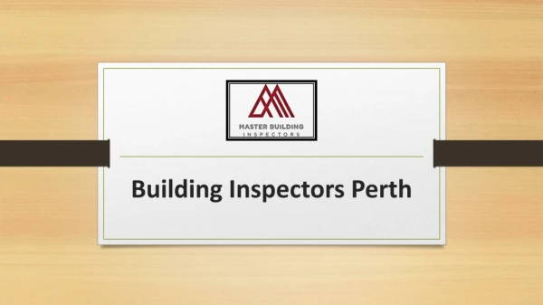 Best Building Inspectors in Perth