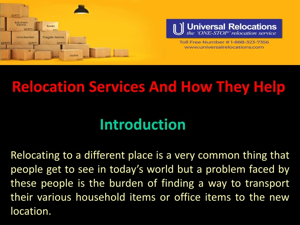 relocation services and how they help