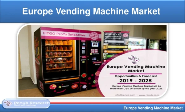 Europe Vending Machine Market, Forecast & Numbers by Category (2019 - 2025)