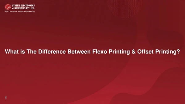 Different Between Flexo Printing And Offset Printing