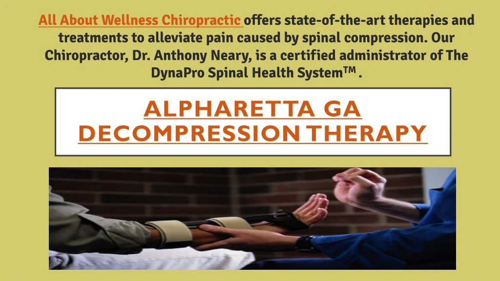 alpharetta ga decompression therapy