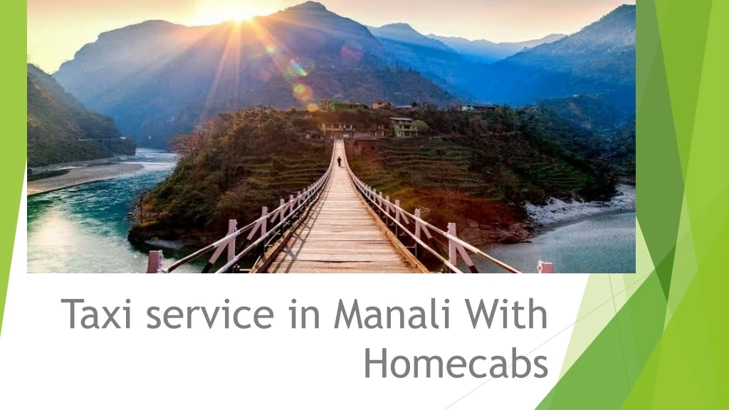 taxi service in manali with homecabs