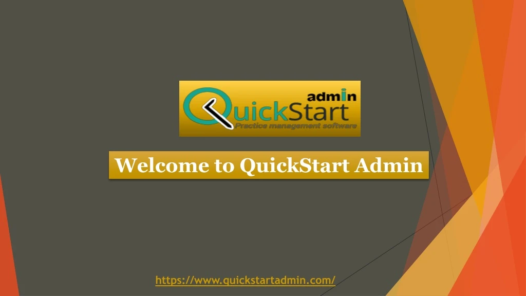 welcome to quickstart admin