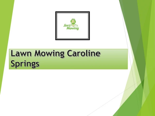 Best Lawn Mowing in Caroline Springs