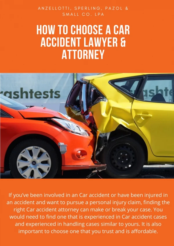 Tips For Choosing The Right Car Accident Lawyers Youngstown