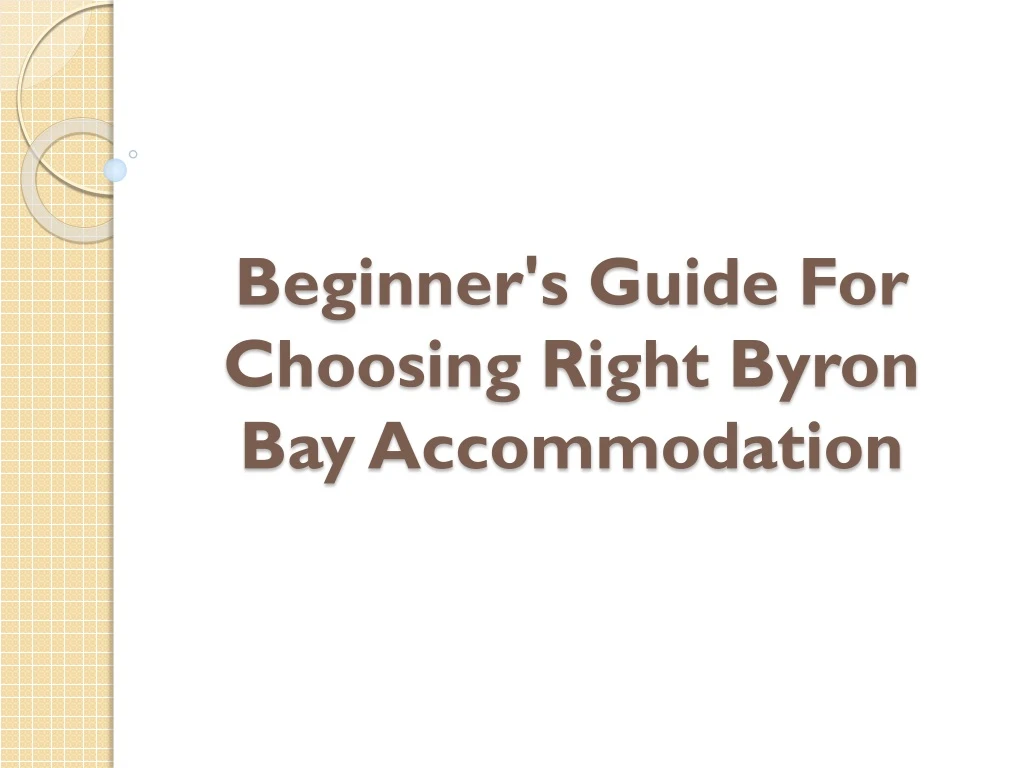 beginner s guide for choosing right byron bay accommodation