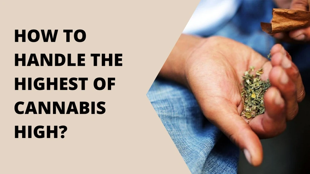 how to handle the highest of cannabis high