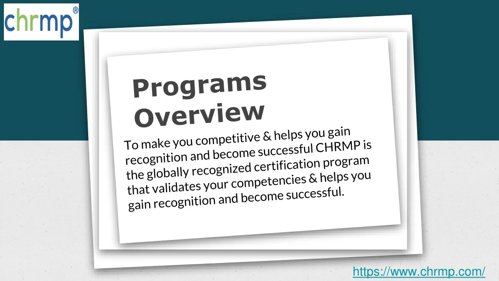 programs overview