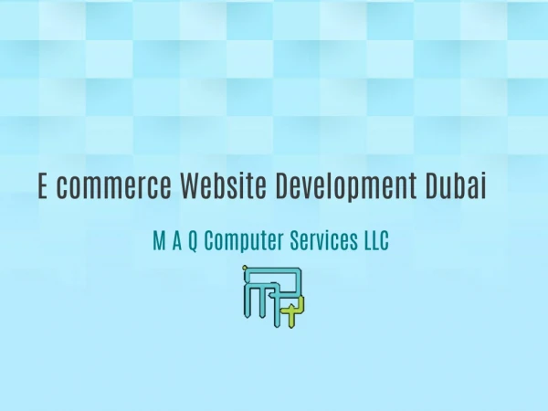 E commerce website development Dubai