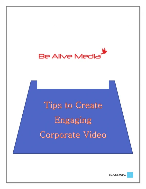 Tips to Create Engaging Corporate Video