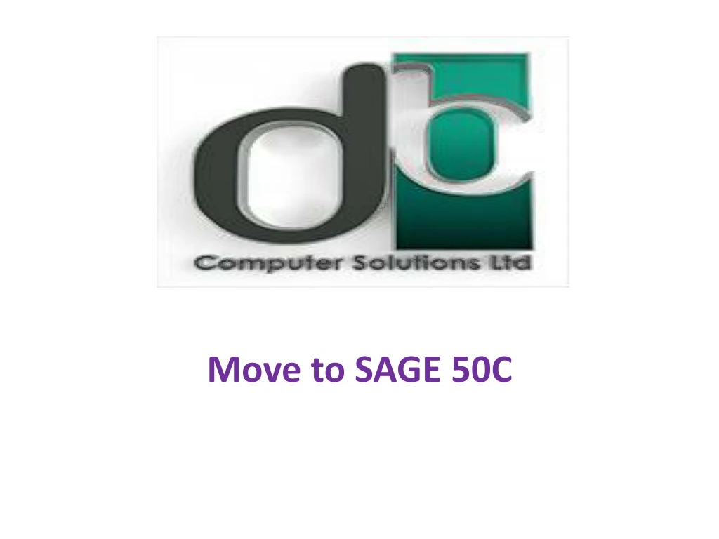 move to sage 50c