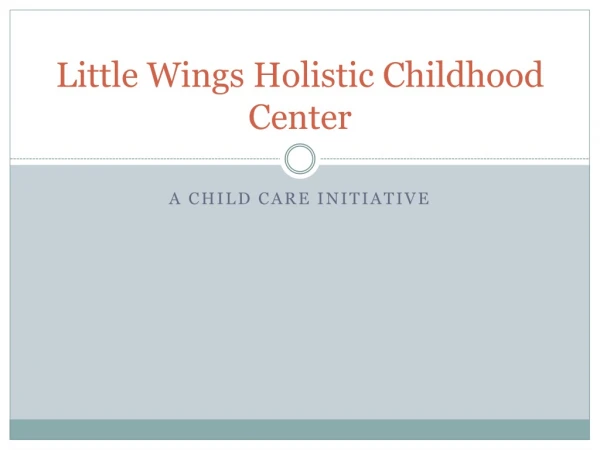 Little Wings Holistic Childhood Center - Ahmedabad