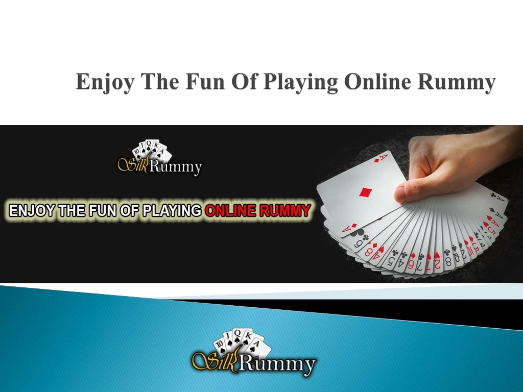 enjoy the fun of playing online rummy