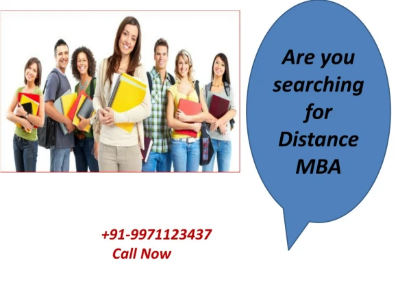 Distance MBA Courses in India |Fee Structure.