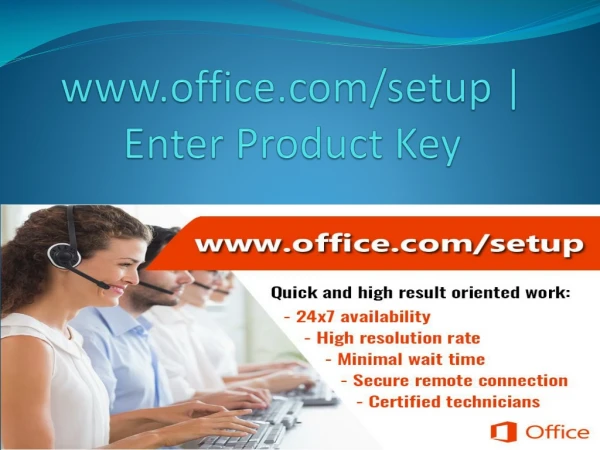 www office com setup enter product key