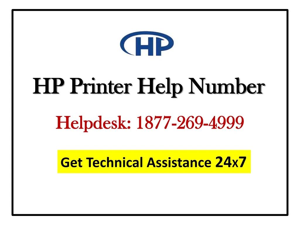 hp printer help number