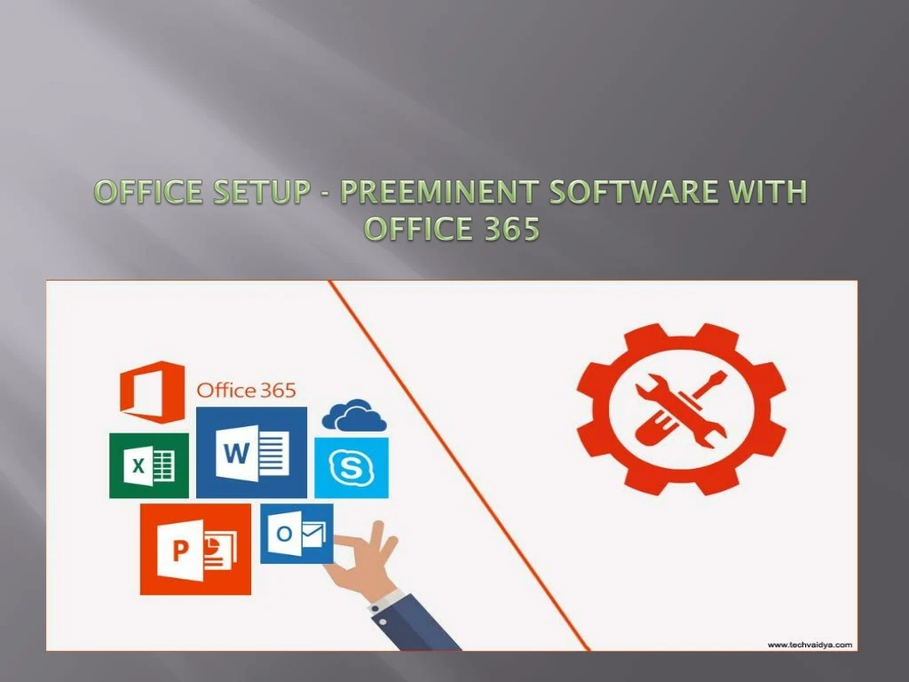 office setup preeminent software with office 365