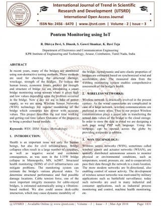 Pontem Monitoring using IoT - slide 1