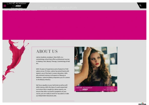 Best Makeup Academy in Delhi - Lakme Academy Janakpuri