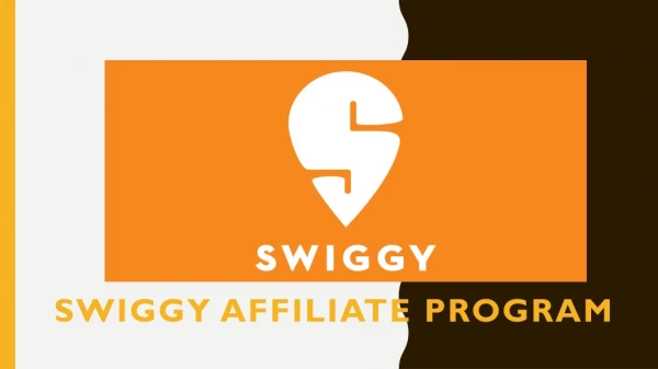 Swiggy Affiliate Program with highest payout.