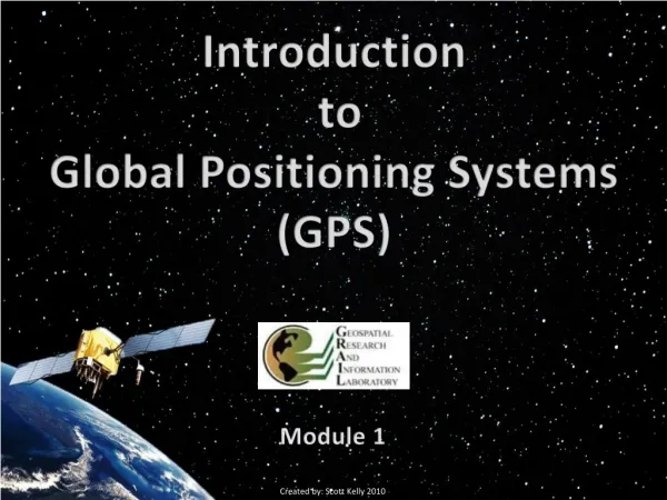 Introduction to Global Positioning Systems (GPS)
