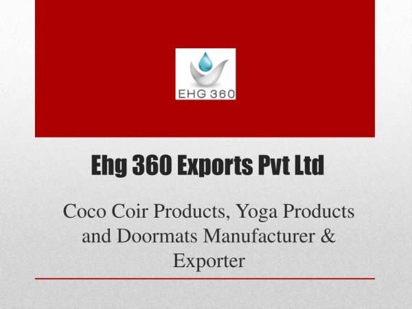 Coco Coir Products, Yoga Products and Doormats Manufacturer & Exporter