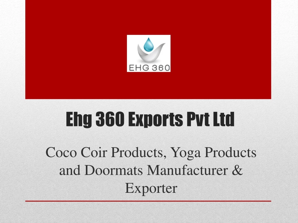 ehg 360 exports pvt ltd