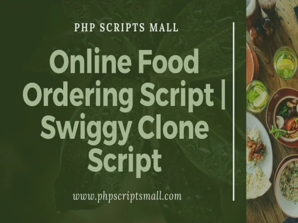 Online Food Ordering System | PHP Scripts Mall