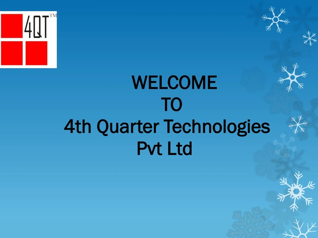 welcome to 4th quarter technologies pvt ltd