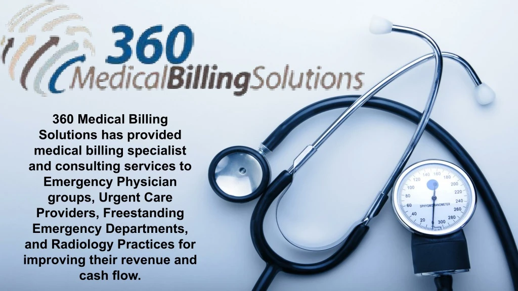 360 medical billing solutions has provided