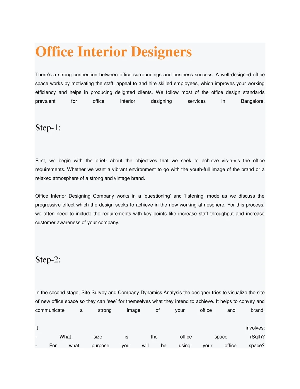 office interior designers