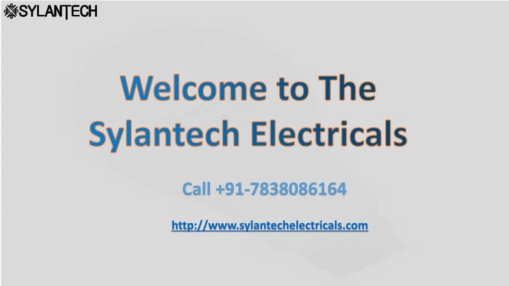 welcome to the sylantech electricals