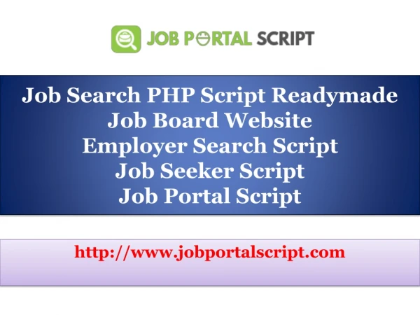 Job Search PHP Script