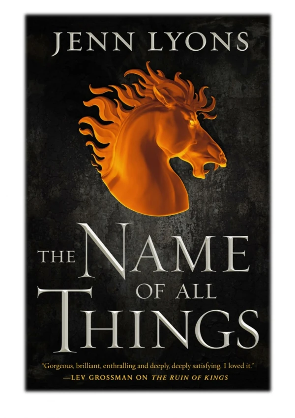 [PDF] Free Download The Name of All Things By Jenn Lyons