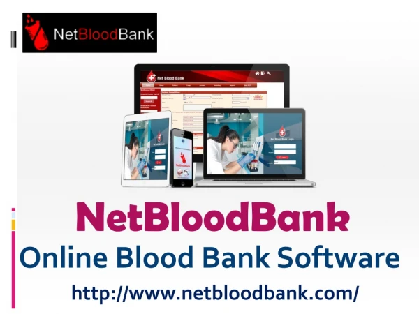 Online Blood Bank Software - Netbloodbank