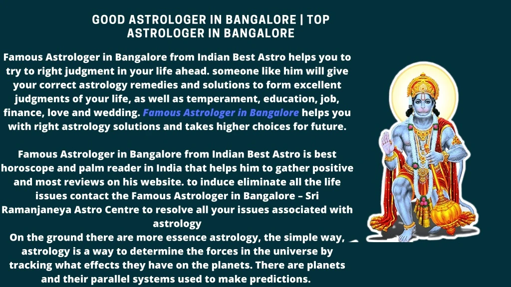 good astrologer in bangalore top astrologer