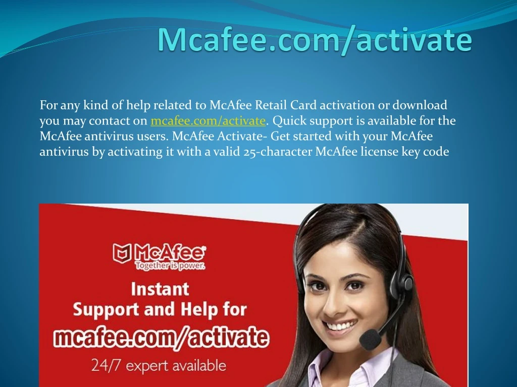 mcafee com activate