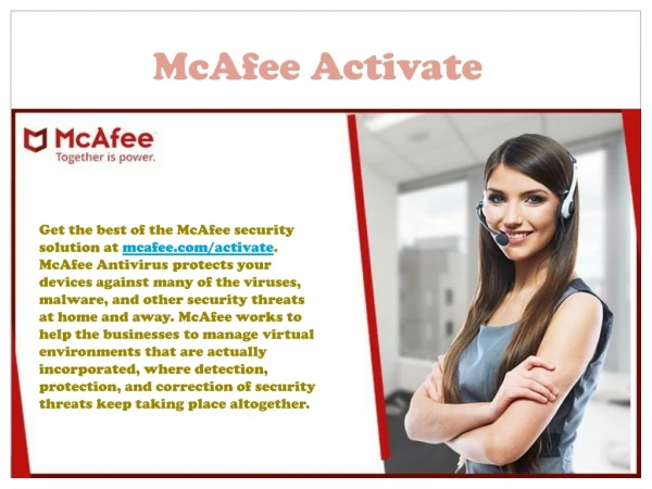 mcafee activate