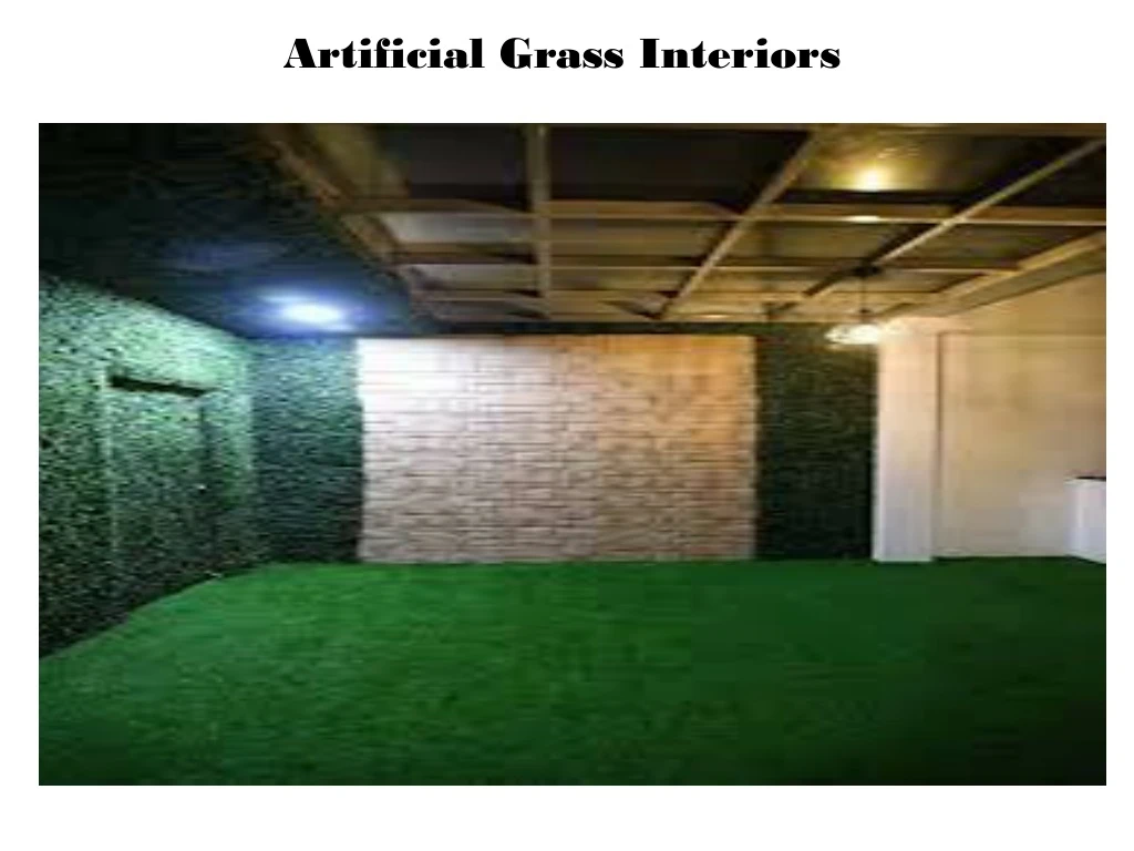 artificial grass interiors