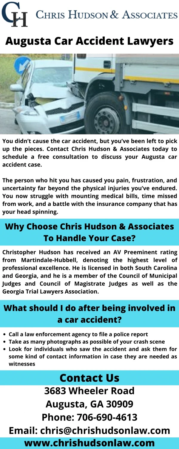 Augusta Car Accident Lawyers