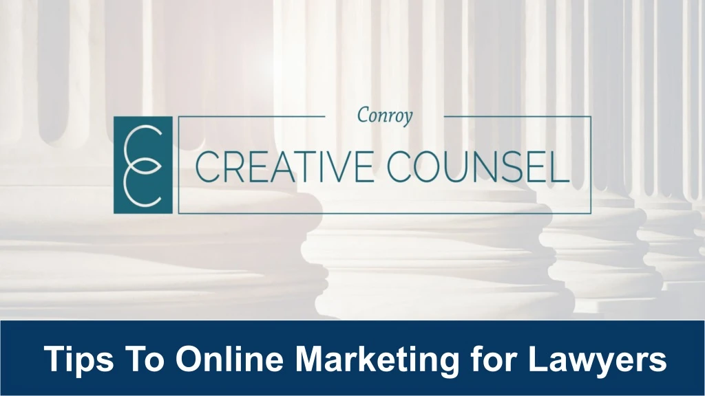 tips to online marketing for lawyers