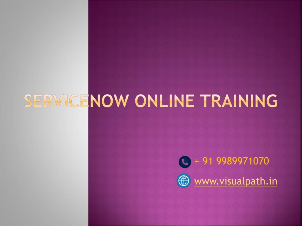 servicenow online training