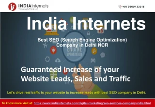 Best SEO Services Company India-India Internets