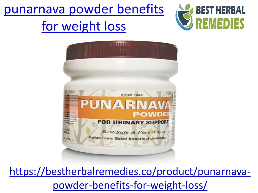 punarnava powder benefits for weight loss