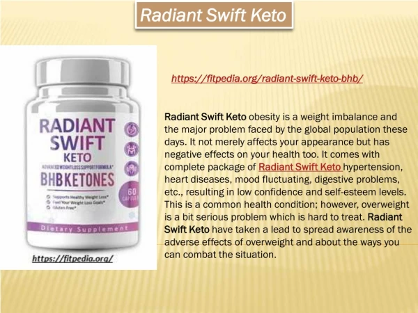 Radiant Swift Keto