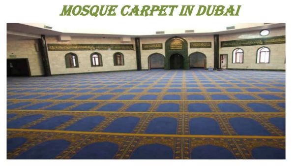 mosque carpet in dubai
