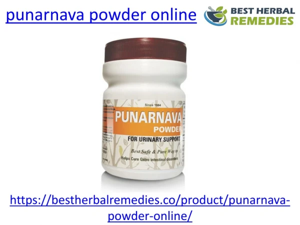 You can buy online punarnava powder