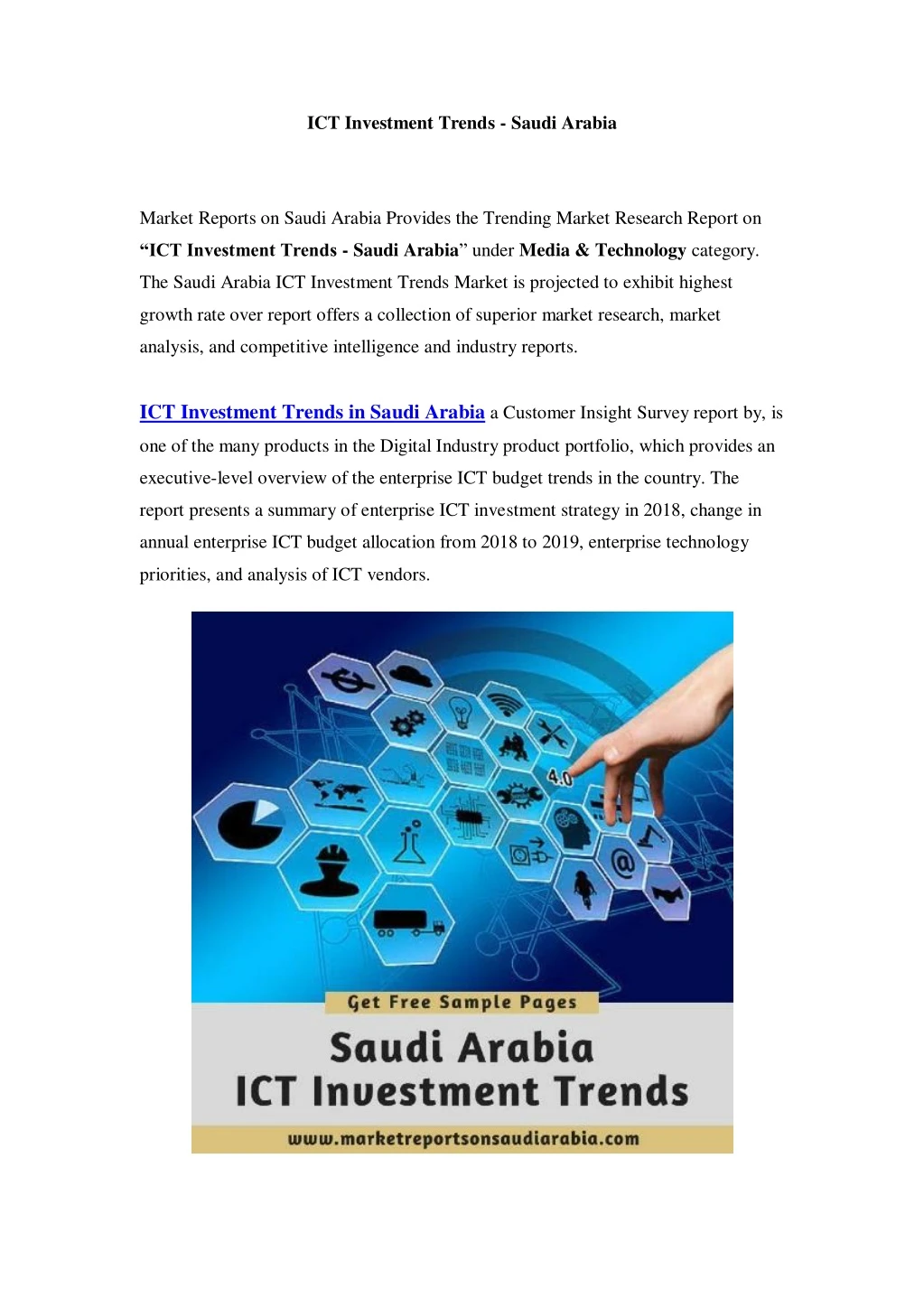 ict investment trends saudi arabia