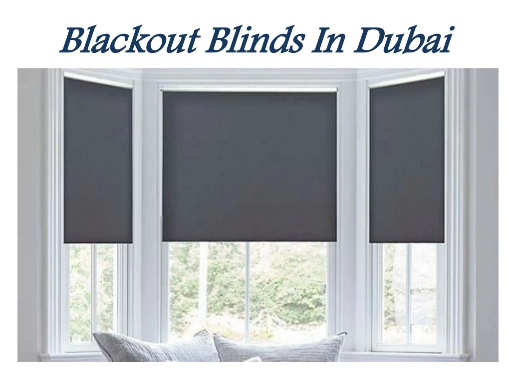 blackout blinds in dubai